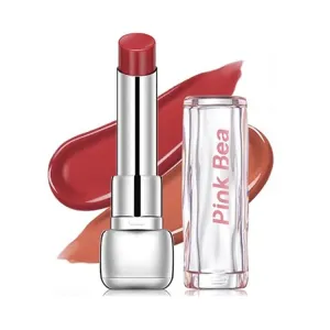 1 PC Sugar Glossy Liptick Solid Lip Gloss Jelly Lipstick, Mirror Effect Jelly Lipstick, Light Weight Velvet Jelly Lipstick (S07 Limited, 3.2g)