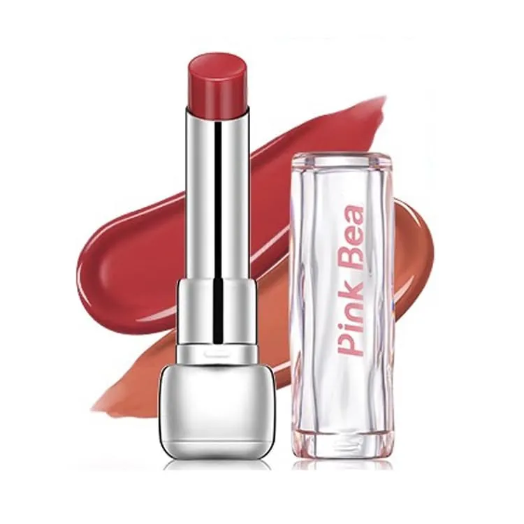 1 PC Sugar Glossy Liptick Solid Lip Gloss Jelly Lipstick, Mirror Effect Jelly Lipstick, Light Weight Velvet Jelly Lipstick (S07 Limited, 3.2g)
