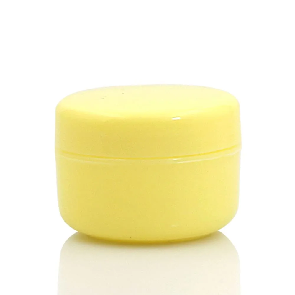 100Pcs 10g/20g/30g/50g/100g Plastic Empty Travel Cosmetic Jar Makeup Container Bottle Vial Face Cream Eyeshadow Lip Balm Lotion Sample Pot Nail Art Gel Mask Pack Box (50g,Green)