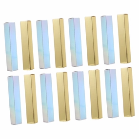 100pcs Holographic Lip Gloss Boxes Elegant Lipstick Packaging for Cosmetics Eyeliner Cases for Travel and Storage for Lip Creams and Perfumes