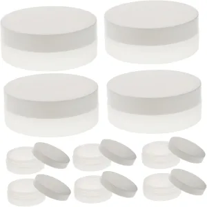 10Pcs Travel Jars for Cream Cosmetic Containers with Lids Leak Lotion Scrub Storage for Handbags and Luggage Lightweight and Portable