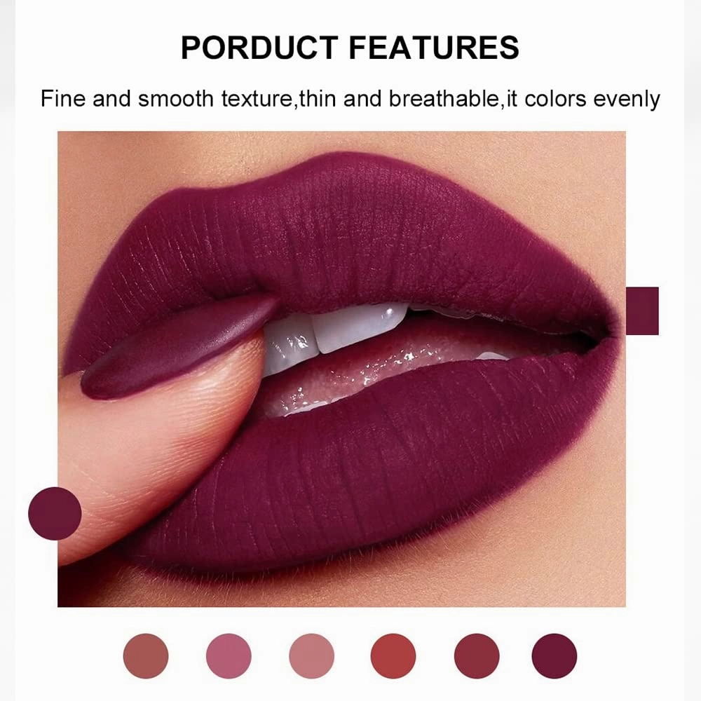 14 Colos Matte Waterproof LipStick Long Lasting Lip Makeup No Fade Pigmented Lip Stick Cosmeitc for Girls and Women Christmas Valentine's Day Gift (05#)