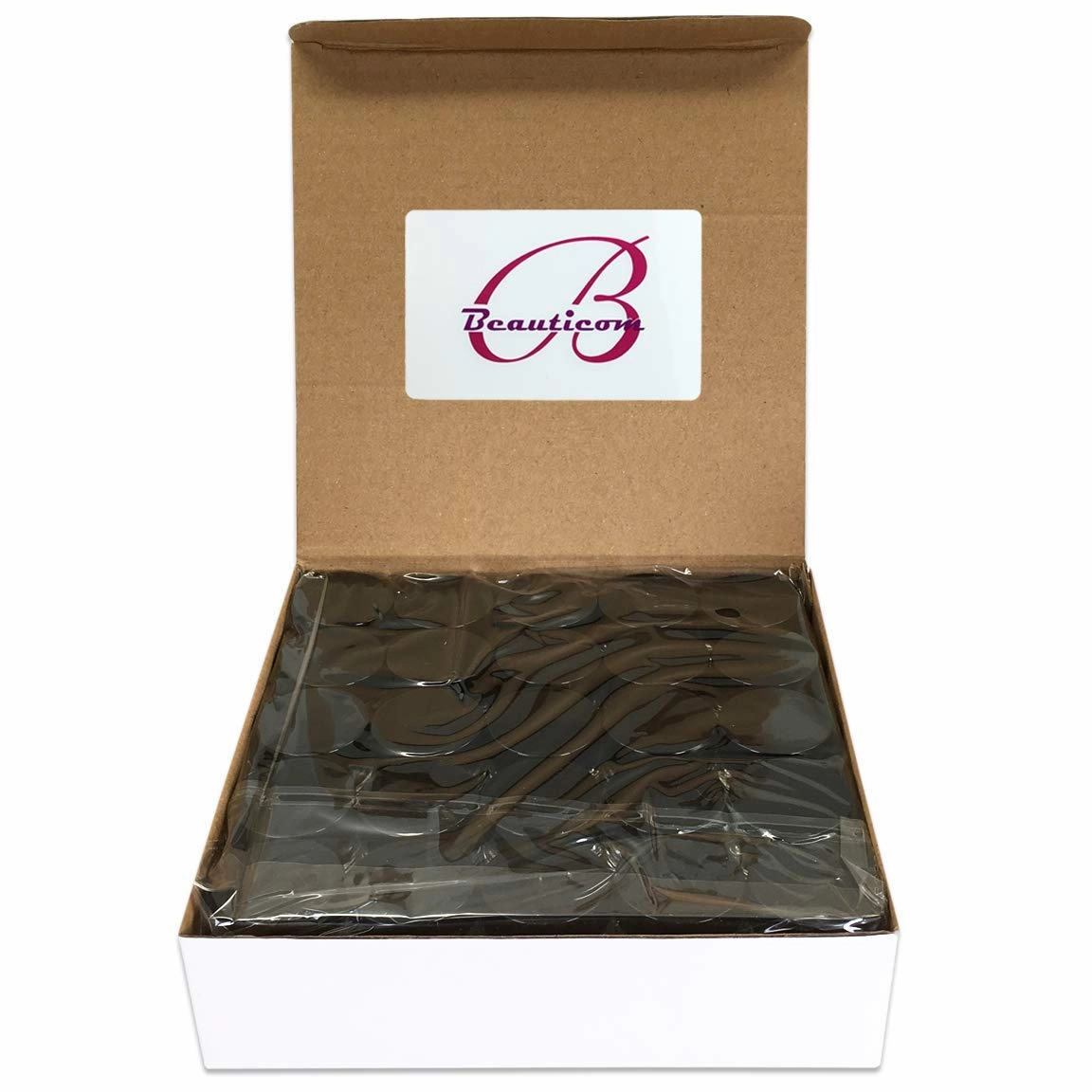 150 Jars - Beauticom High-Graded 5 Grams/5 mL BPA Free Thick Clear Acrylic 100% NO LEAK Plastic Jars empty Container Black Lid for Cosmetic, Lip Balm, Beads, Creams, Lotion, Liquids, Sample, Travel