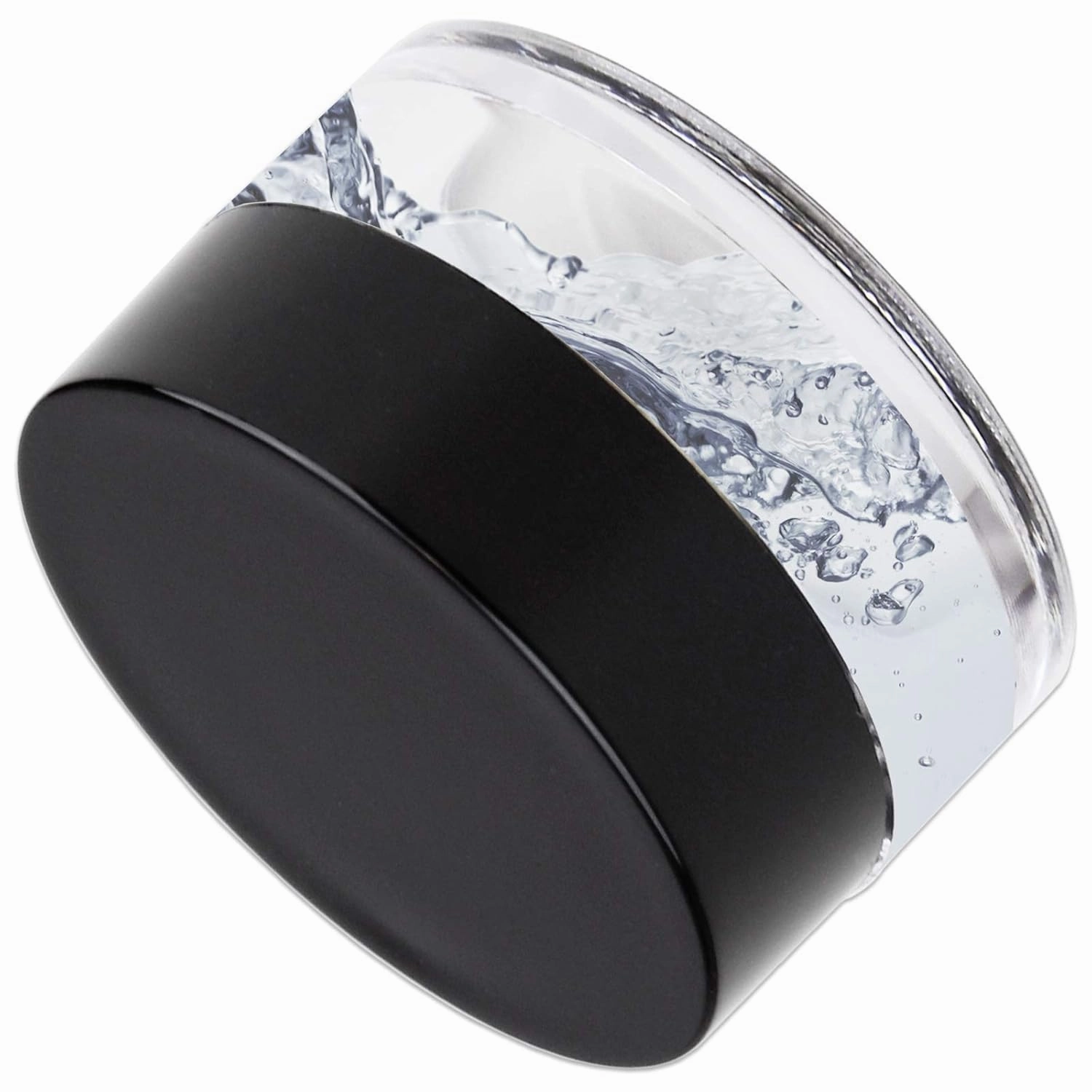 150 Jars - Beauticom High-Graded 5 Grams/5 mL BPA Free Thick Clear Acrylic 100% NO LEAK Plastic Jars empty Container Black Lid for Cosmetic, Lip Balm, Beads, Creams, Lotion, Liquids, Sample, Travel