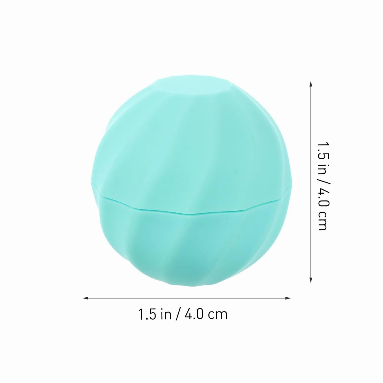 20 pcs with Cream Holders Lipstick Dispenser Round Ball Containers Travel Case Shape Cap Empty Cosmetic Sphere Refillable Tubes Charging Lid Gloss Base Blue Holder
