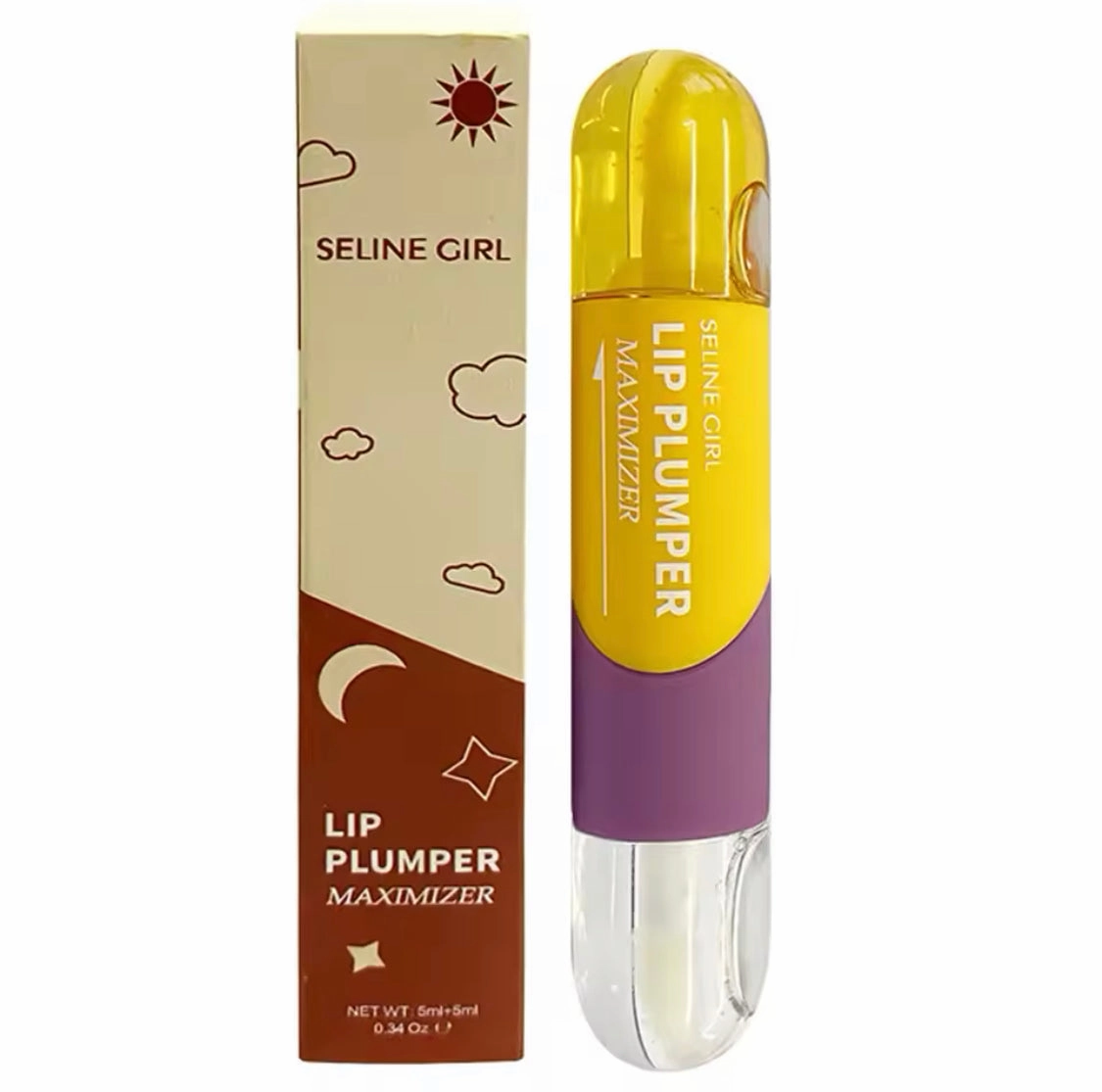 2 In 1 Moisturizing Lip Plumper Gloss