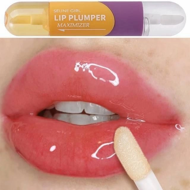 2 In 1 Moisturizing Lip Plumper Gloss