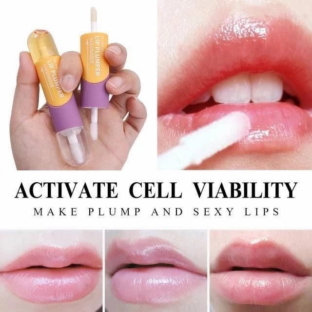 2 In 1 Moisturizing Lip Plumper Gloss