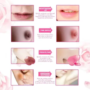 2PCS Pink Lips & Nipple Cream, Skin Face Body Cream Pink Lips Armpit Private Part Gel Intimate Cream 30ml, Pink Privates Intimate Area Cream, Pink Body Creams