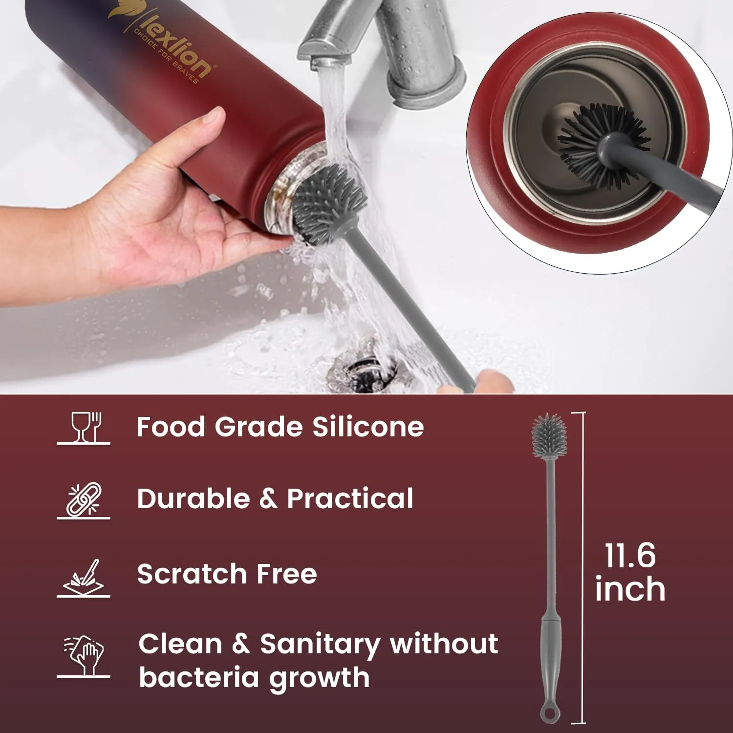 32 Oz Triple Walled Insulated Stainless Steel Fruit Infuser Water Bottle, 100% Leakproof, 3 Lids, Infuser, Silicone Sleeve, Metal Mug Gallon