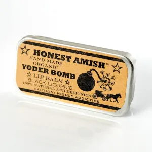 5 Pack Licorice Lip Balm By Honest Amish- All Natural Herbal Remedy