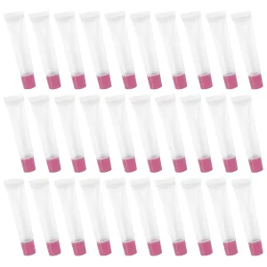 50pcs Lip Gloss Lip Glaze Tube Cute Lip Gloss Containers Lip Gloss Wand Tubes Lip Gloss Squeeze Tube Clear Lip Clear Gloss Lip Gloss Empty Lip Balm Bottle Makeup Plastic Mini