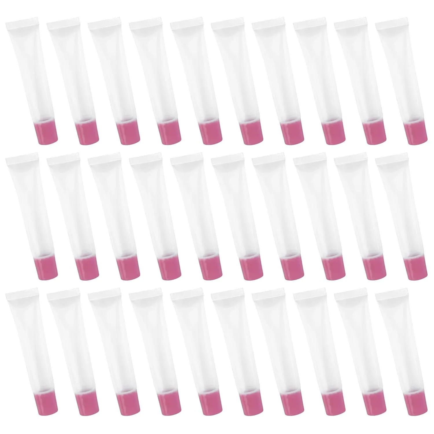 50pcs Lip Gloss Lip Glaze Tube Cute Lip Gloss Containers Lip Gloss Wand Tubes Lip Gloss Squeeze Tube Clear Lip Clear Gloss Lip Gloss Empty Lip Balm Bottle Makeup Plastic Mini