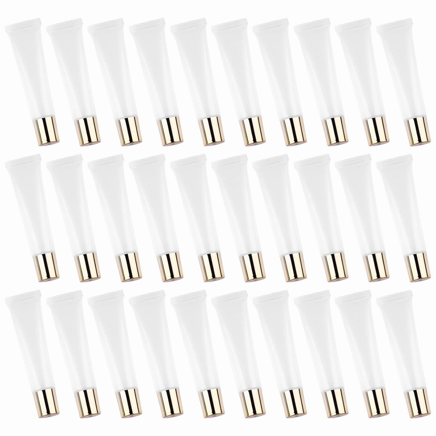 50pcs Lip Gloss Lip Glaze Tube Clear Lip Balm Containers containers Empty lip balm tube empty lip gloss tubes clear lip gloss tube lip tubes plate plastic mini