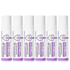 6 Pack - Botanical Lip Balm with Aromachology, Mood-Boosting Fragrance Technology, Soothes Chapped Lips & Relieves Dryness, Silky Smooth Texture Warms on Contact (6 Pack)