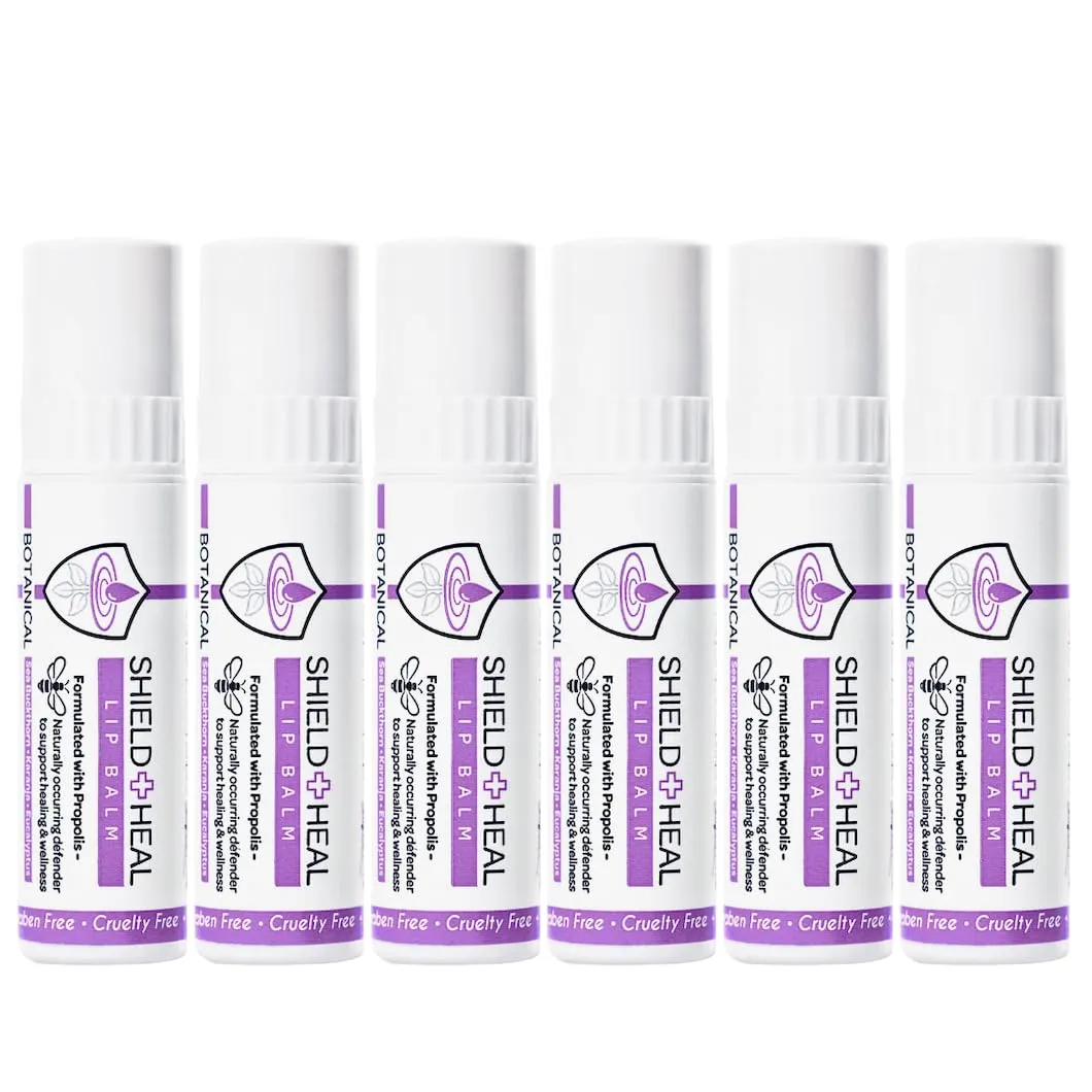 6 Pack - Botanical Lip Balm with Aromachology, Mood-Boosting Fragrance Technology, Soothes Chapped Lips & Relieves Dryness, Silky Smooth Texture Warms on Contact (6 Pack)