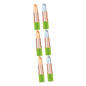 6pcs Changing Lip Balm Moisturizing Makeup Lipstick for Dryness Cracks Kiss Shades Women Friends