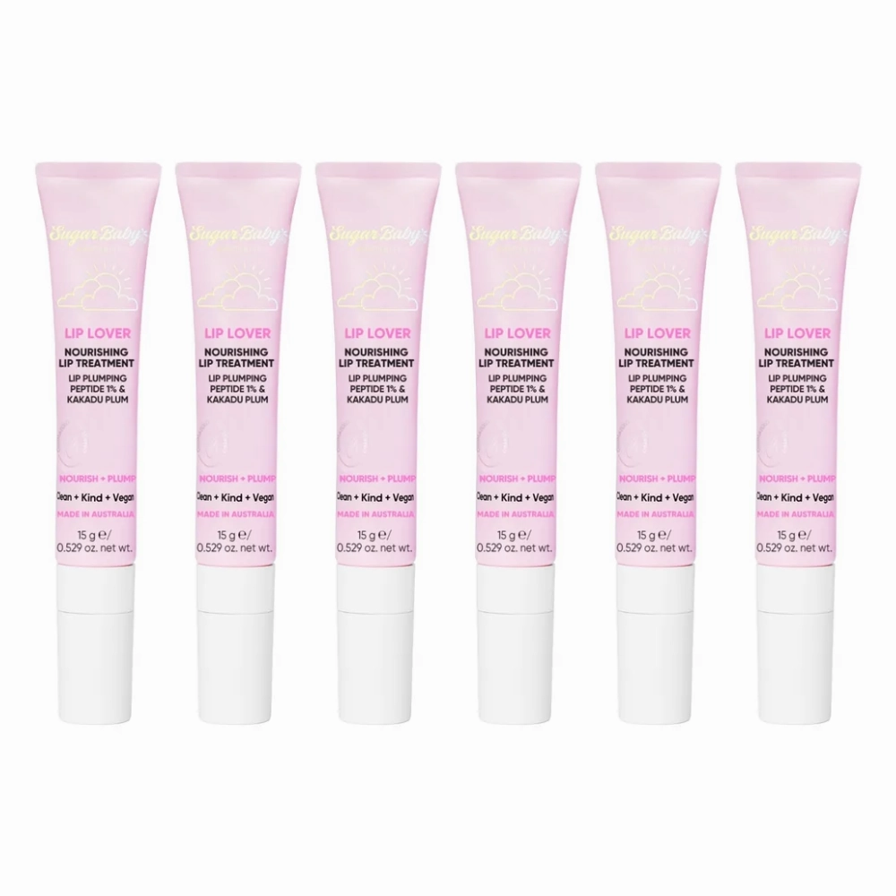 6x SugarBaby Lip Lover Nourishing Lip Treatment 15g