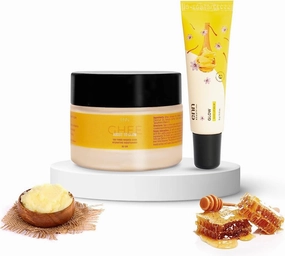About to Glow - 100 Times Washed Ghee Face Cream and Ghee Lip Balm Combo Kit | Ultra Hydrating | Skin Brightening & Glowing Skin | Natural | Men and Women | All Skin Types