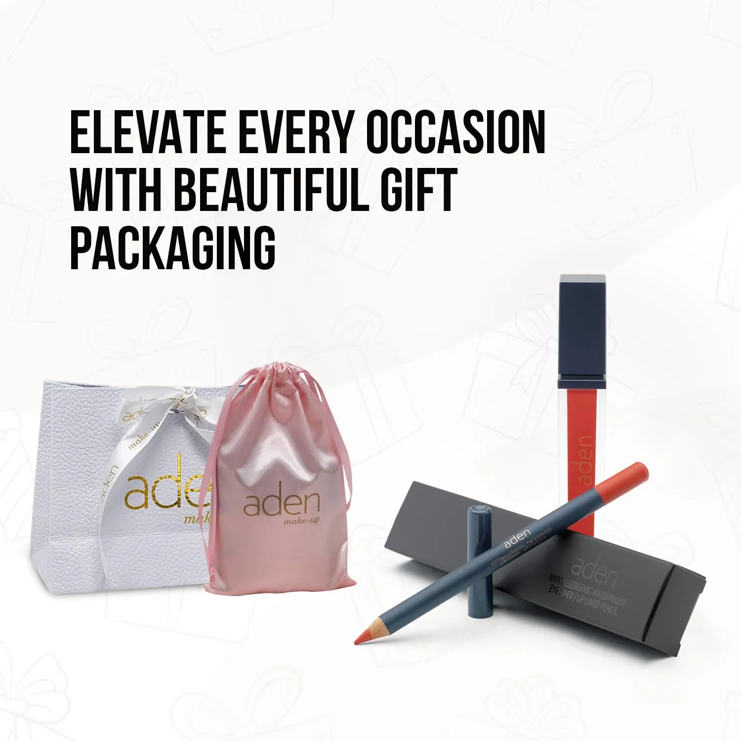 aden - 2 in 1 - Matte Liquid Lipstick & Lip Liner Set - 7ML - Non-Smudge & Quick Drying - Highly Pigmented - Long Duration with Hydration - Made in Italy (01 Nectarine)