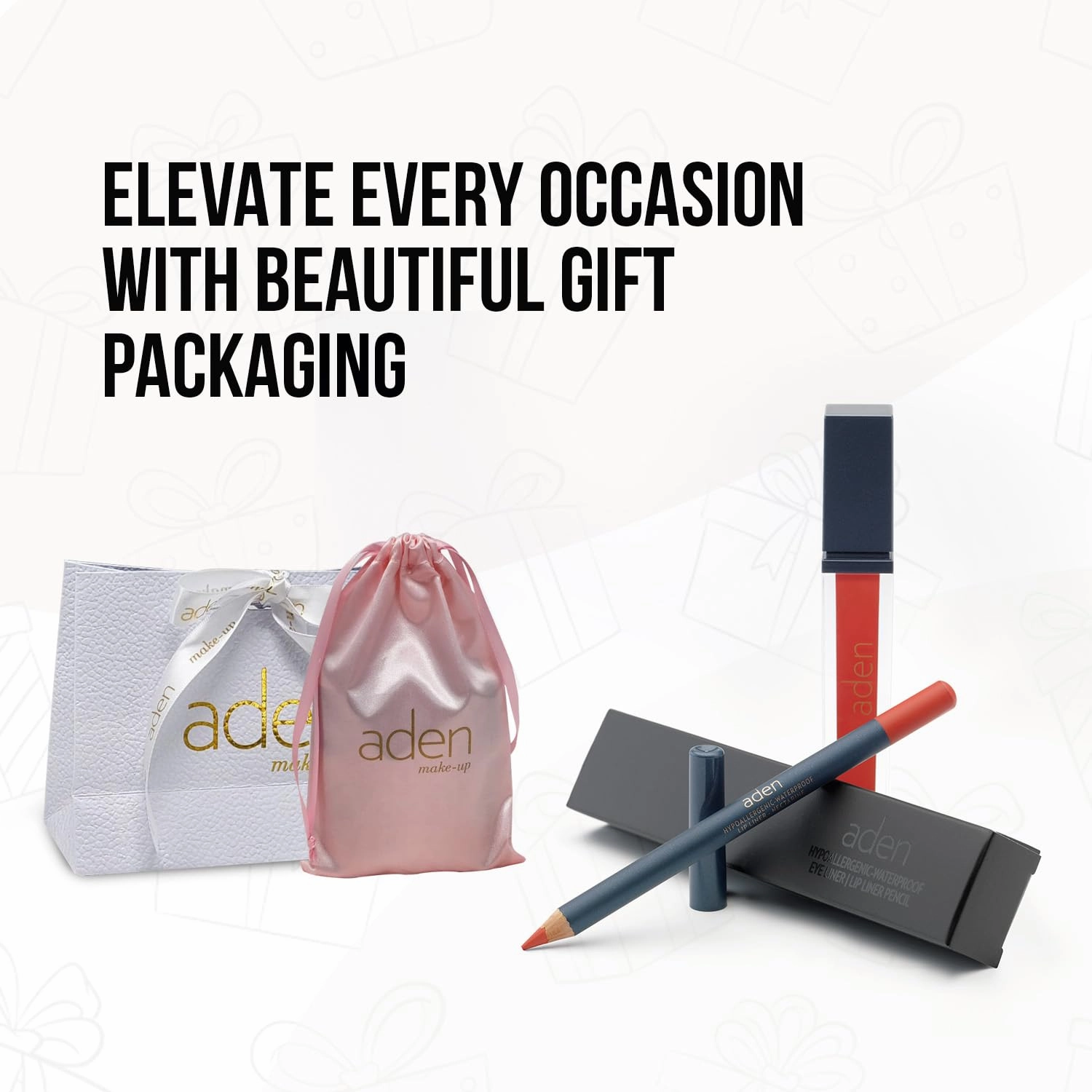 aden - 2 in 1 - Matte Liquid Lipstick & Lip Liner Set - 7ML - Non-Smudge & Quick Drying - Highly Pigmented - Long Duration with Hydration - Made in Italy (04 Carnal)