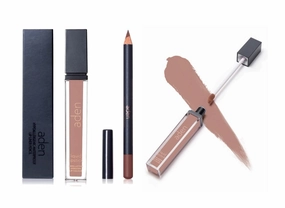 aden - 2 in 1 - Matte Liquid Lipstick & Lip Liner Set - 7ML - Non-Smudge & Quick Drying - Highly Pigmented - Long Duration with Hydration - Made in Italy (04 Carnal)