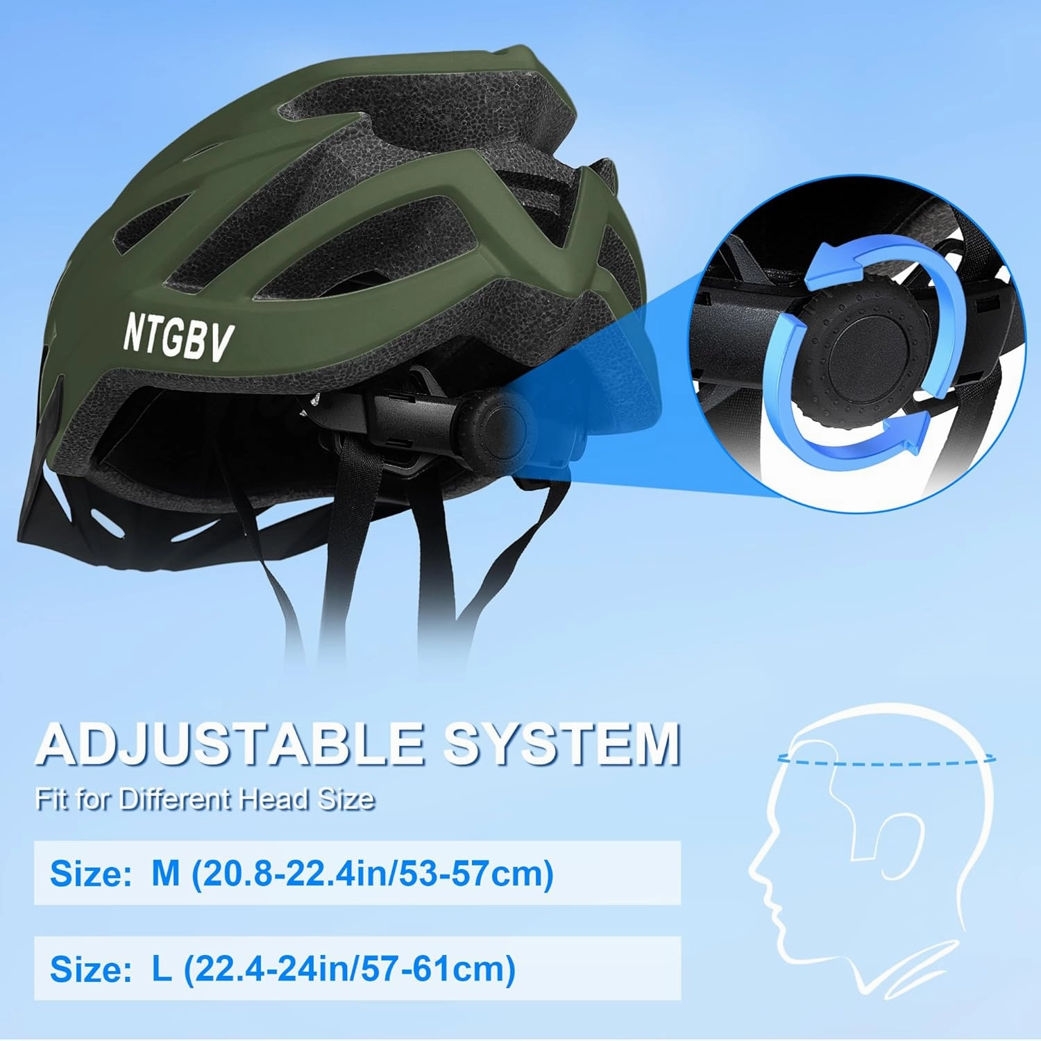 Adult Bike Helmet for Men/Women with Helmet Bag 2 Removable Moisture-Wicking Liners & Visors Lightweight Shockproof Adjustable Design CPSC 1203 & EN 1078 Safety Certified for Road/Commute/MTB