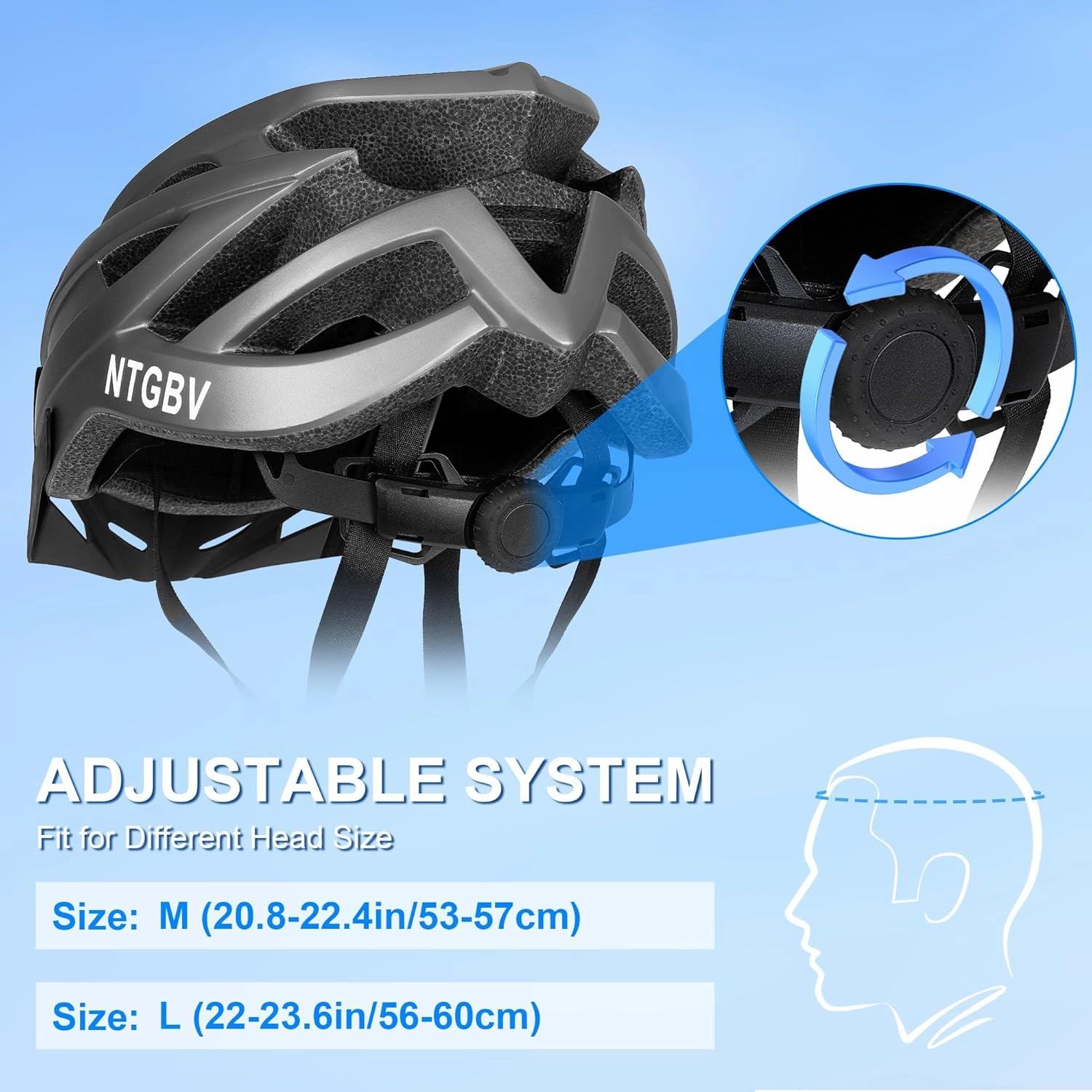 Adult Bike Helmet for Men/Women with Helmet Bag 2 Removable Moisture-Wicking Liners & Visors Lightweight Shockproof Adjustable Design CPSC 1203 & EN 1078 Safety Certified for Road/Commute/MTB
