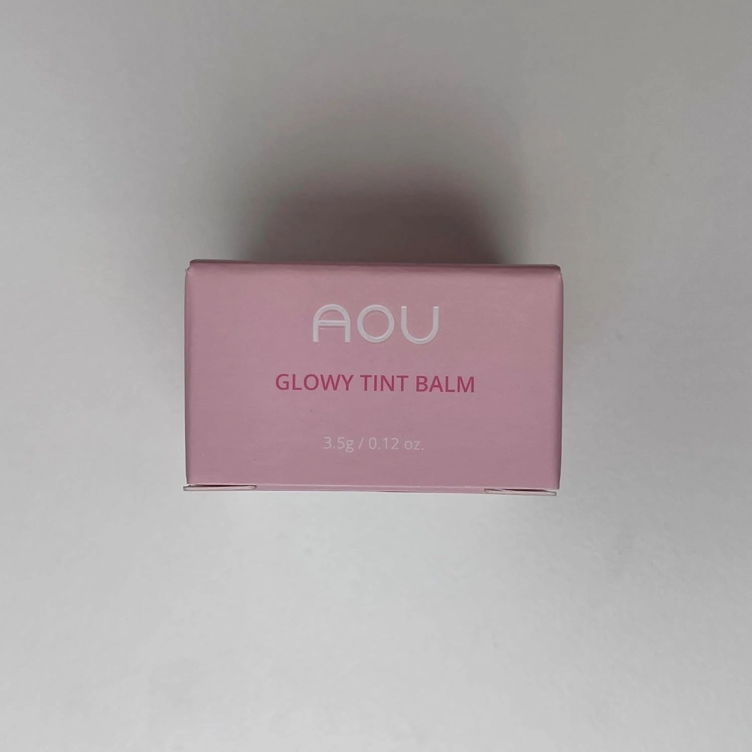 AOU GLOWY TINT BALM Tinted Lip Balm with Natural Gloss Instant Hydration for Chapped Lips 0.12Oz (07 Bubble Balm)