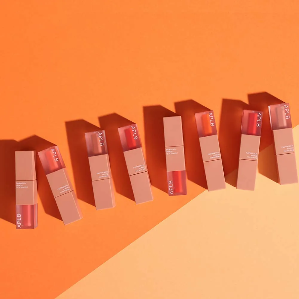 APLB Premium Velvet Lip Tint 0.12oz. | High-Pigmentation, Lightweight, Soft, Moisturizing (#06 PINKISH)