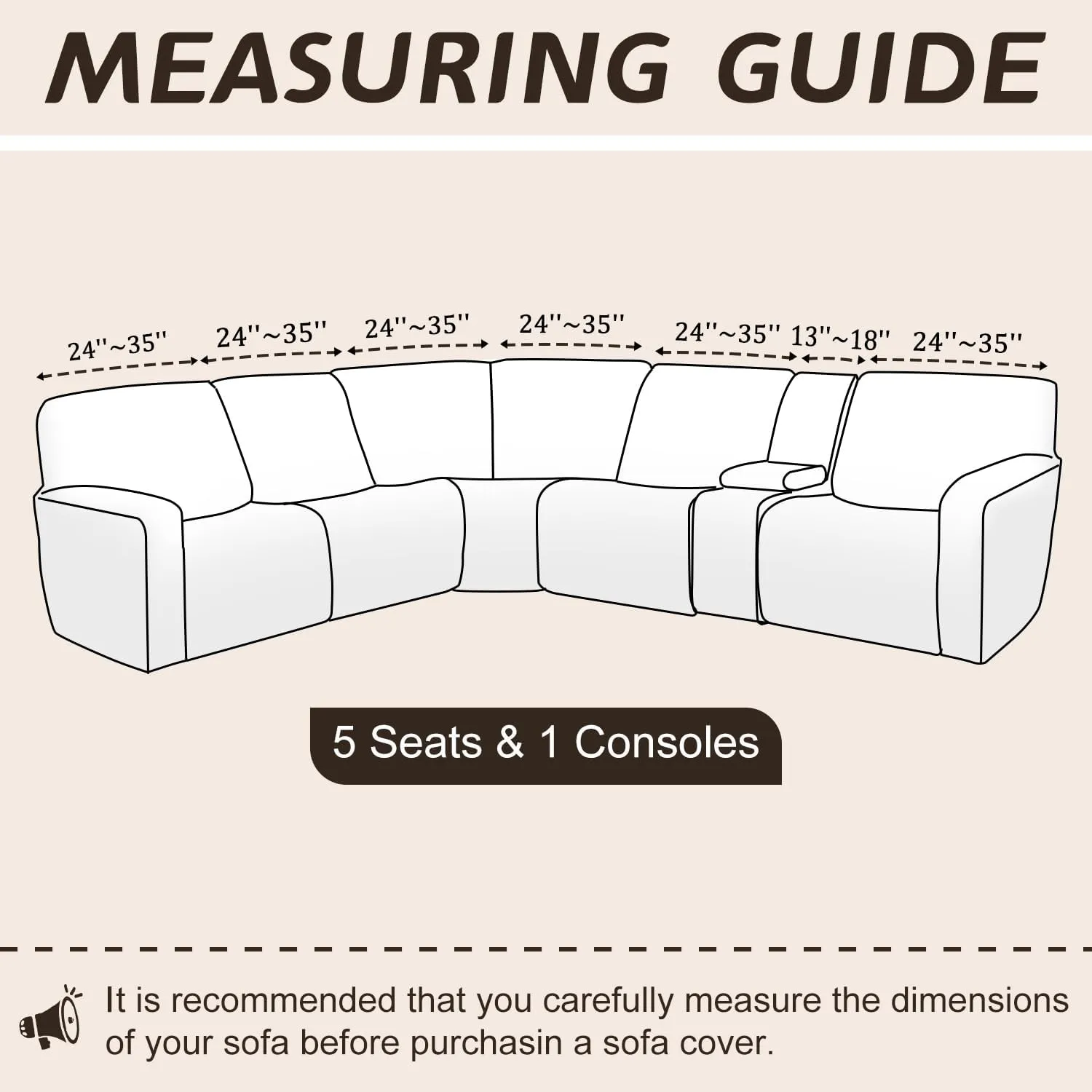 Arfntevss Sectional Recliner Couch Covers Velvet Washable Corner Sectional Sofa Cover for Reclining Couch Stretch Soft Thick L Shape Recliner Slipcover Set (5 Seat with 1 Console Cover, Light Gray)