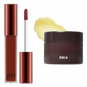 BBIA Last Velvet Lip Tint (#25 Final Note)   Vegan Shea Butter Lip Oil Balm BUNDLE SET