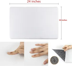 Bear Paw Print Bath Mats Non-Slip Absorbent Microfiber Soft Plush Doormat Decor Bathroom Rugs for Kitchen Bedroom Floor Mat 24" X 16"