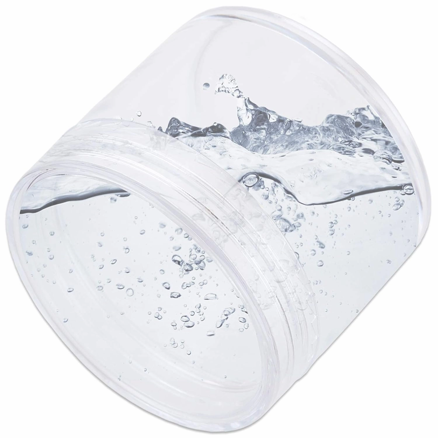 Beauticom 60 Grams/60 ML (2 Oz) Round Clear Leak Proof Plastic Container Jars with Clear Lids for Travel Storage Makeup Cosmetic Lotion Scrubs Creams Oils Salves Ointments (384 Jars)