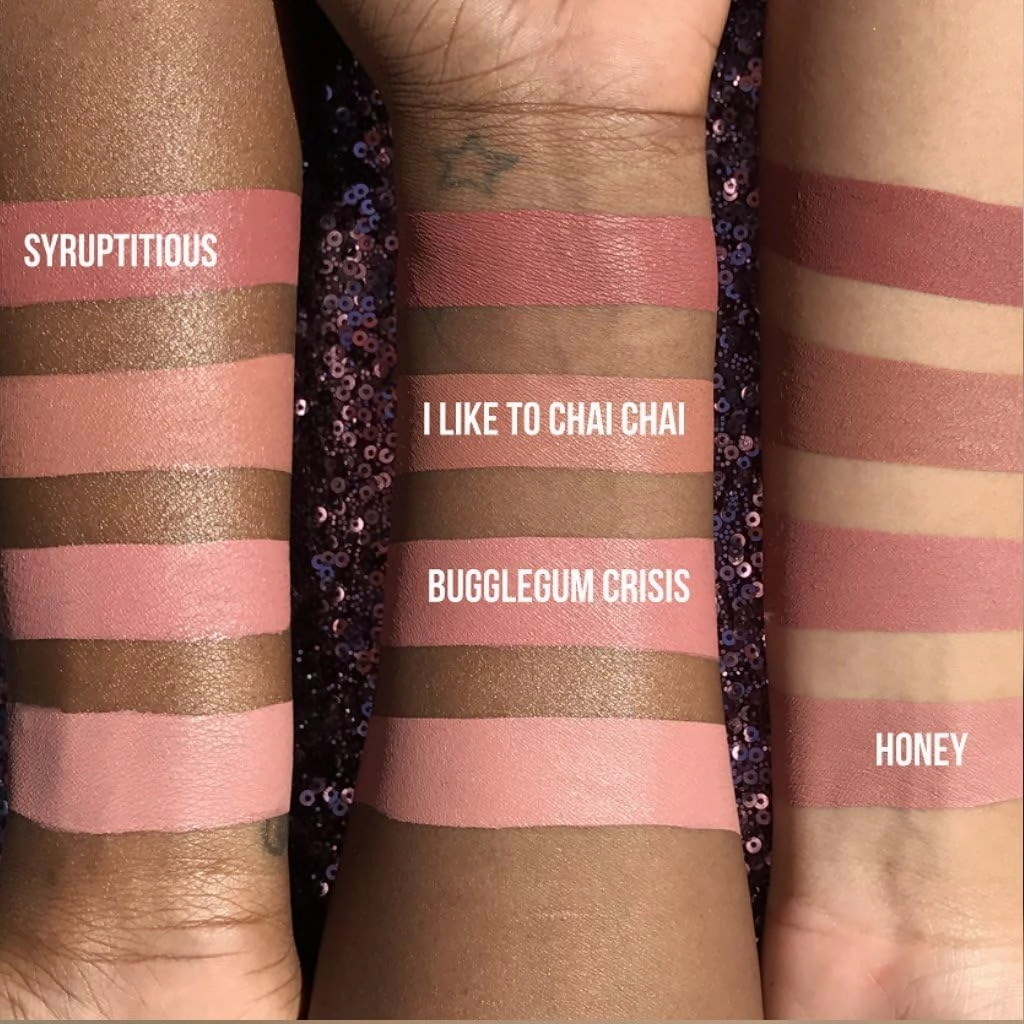 Beauty Bakerie Lip Whip Liquid Lipstick for Women, Waterproof Lip Gloss, Tint, Stain Long Lasting Hydrating Moisturizer, Matte or Metallic, 3.5mL, I Like to Chai Chai