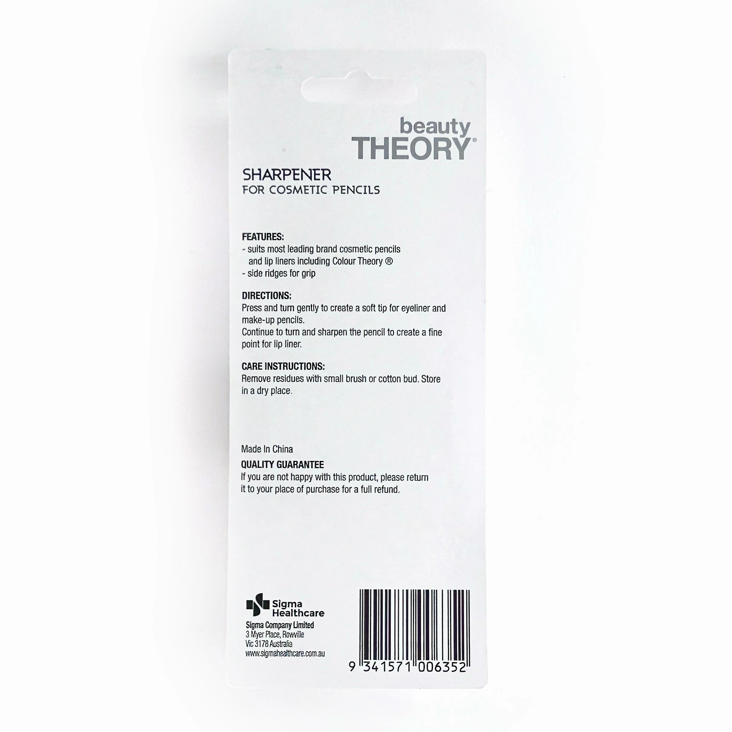 Beauty Theory Cosmetic Pencil Sharpener Dual