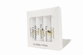 Bee Naturals Mango Lip Balm - Beeswax, Cocoa Butter & Vitamin E Moisturizer for Dry, Chapped Lips Soothe, Heal, and Protect