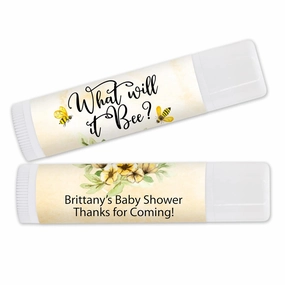 Bee Themed Baby Shower Favors, Bee Party Favors Lip Balm, Gender Reveal Favors, Mommy to Bee Lip Balm Favors - Set of 24