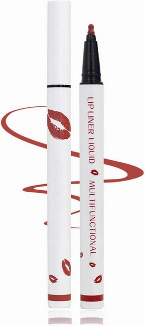 Benighty Liquid Lip Liner, Longwear Matte Liquid Lipstick, 2-in-1 Waterproof, Non-Stick, Quick-Drying