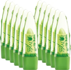 BioRLX Aloe Vera Lip Balm (Twelve Lip Balms)