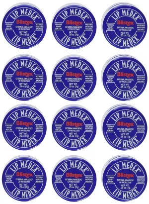 Blistex Lip Medex.25-Ounce (Pack of 12), Moisturizing