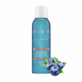 Blueberry Glycolic Mask - All Natural Fruit enzyme Mask with Antioxidants and Glycolic Acid. Exfoliating Peel that leaves skin glowing. Weekly at home Mask/Peel.(2oz)
