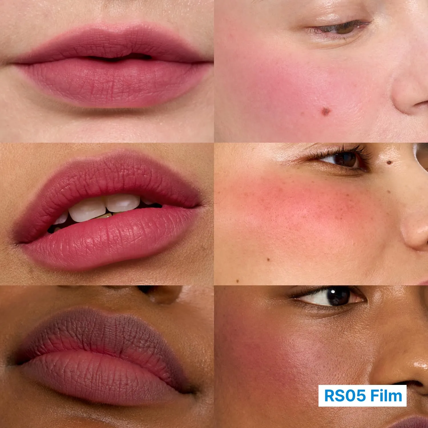 Blurry Pudding Pot | Airbrushed Blush & Lip, Buildable Pigment, Long-lasting, Lightweight, Easy to Blend, Natural Soft Matte Finish - Film (Rosy Mauve) | 0.17 oz