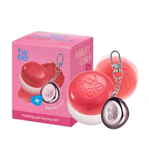 Blurry Pudding Pot   Keychain SET | Airbrushed Blush & Lip, Buildable Pigment, Long-lasting, Lightweight, Easy to Blend, Natural Soft Matte Finish Makeup – Boy (Bright Coral) | 0.17 oz