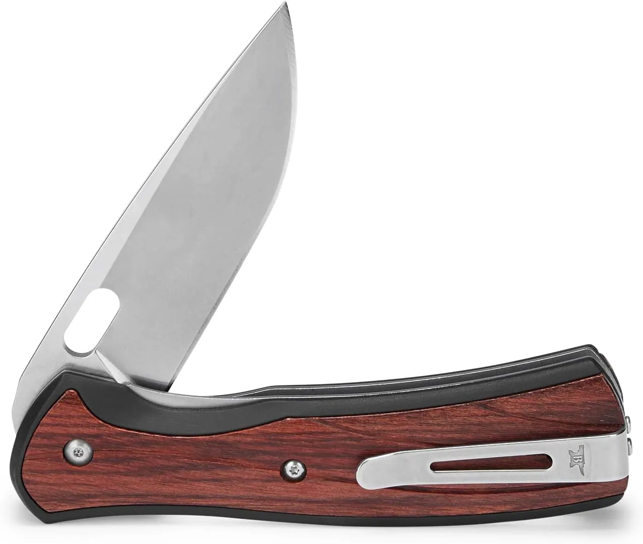 Buck Knives 0346RWS Vantage Select Large Folding Pocket Knife, 3-1/4" 420HC Stainless Steel Drop Point Blade, Rosewood Handle