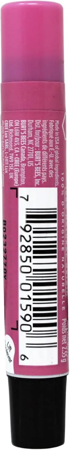 Burt's Bees Lip Shimmer Strawberry, 0.09 Ounce (Pack of 4)