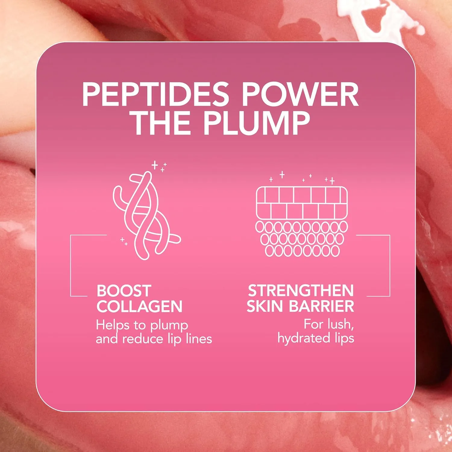BUXOM Full-On Plumping Lip Cream, Lip Plumper Gloss, Enhancing Tinted Lip Plumper, Moisturizing Lip Gloss with Peptides and Vitamin E, Cruelty Free
