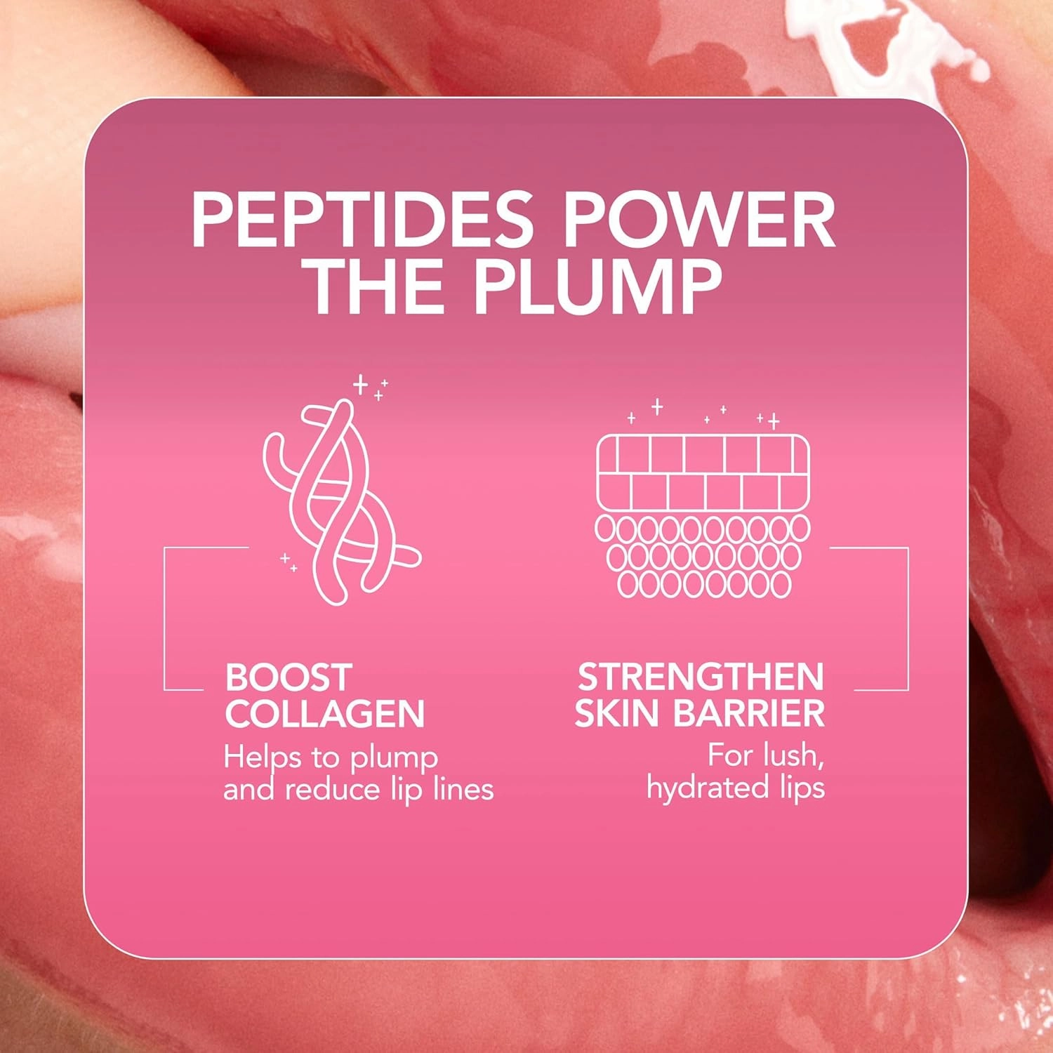 BUXOM Full-On Plumping Lip Cream, Lip Plumper Gloss, Enhancing Tinted Lip Plumper, Moisturizing Lip Gloss with Peptides and Vitamin E, Cruelty Free