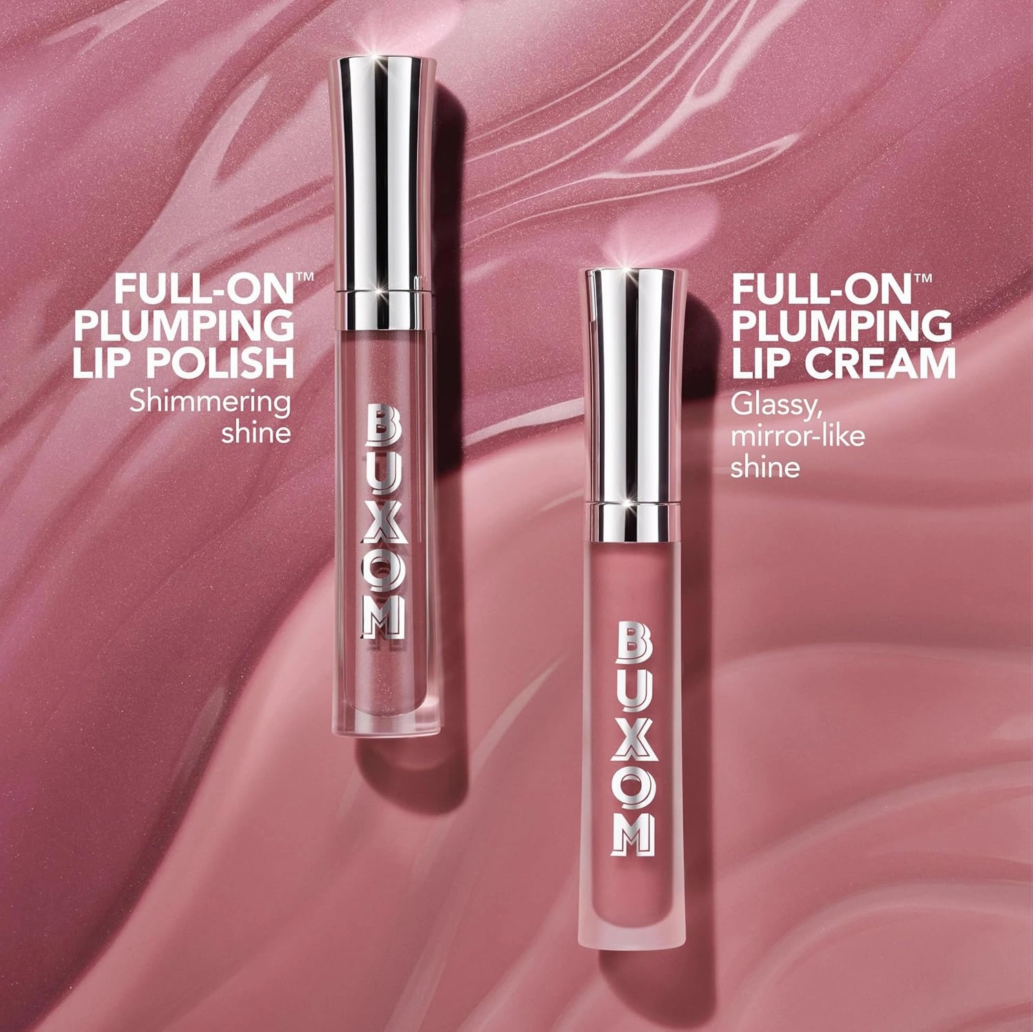 BUXOM Full-On Plumping Lip Cream, Lip Plumper Gloss, Enhancing Tinted Lip Plumper, Moisturizing Lip Gloss with Peptides and Vitamin E, Cruelty Free