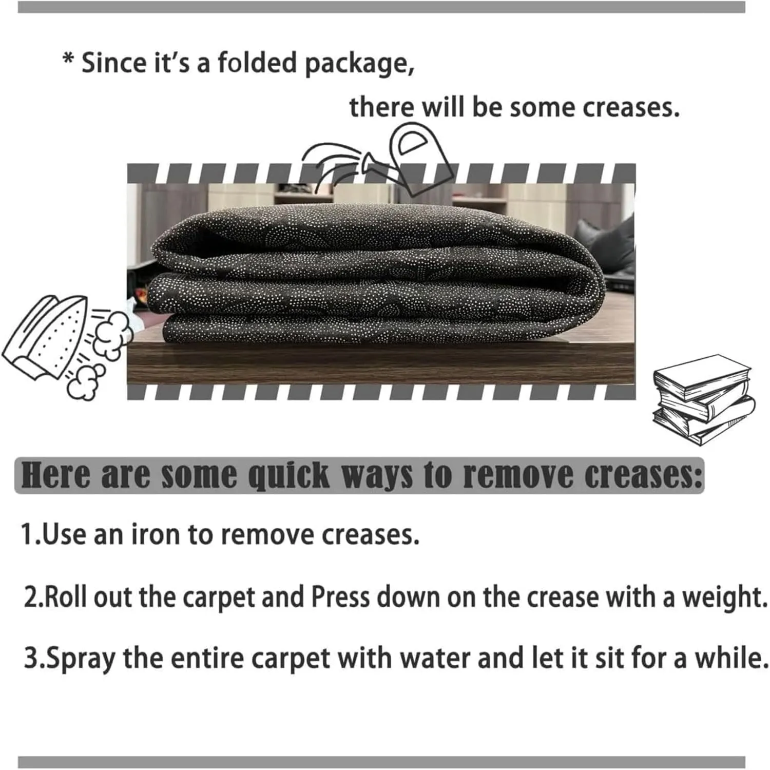 Cabin Decor Indoor Area Mat, 2x10ft, Woodland Pine Bear Deer Entrance Rug, Non Skid Low Pile Non-Shedding Durable Rugs, Soft Foldable Printed Fade Resistant Carpet for Dorm Living Room